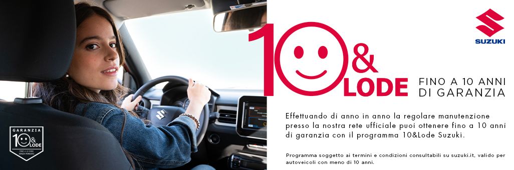 Programma Garanzia Suzuki – 10&lode Full Image
