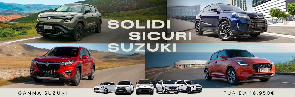 GAMMA SUZUKI - SOLIDI. SICURI. SUZUKI. Full Image